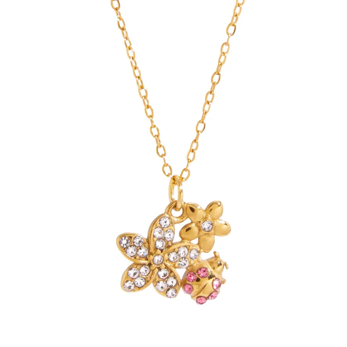 The Daisy Bee Necklace (PVD)