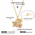 The Daisy Bee Necklace (PVD)