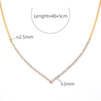 Éclat Diamond Tennis Necklace (PVD)