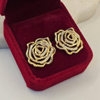 Golden Bloom Studs (S925)