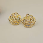 Golden Bloom Studs (S925)