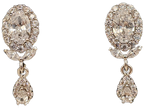 Marquise Crystal Leaf Drops (S925)