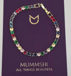 Rainbow Tennis Bracelet
