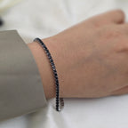 Noir Tennis Bracelet