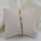 Petite Rainbow Tennis Bracelet