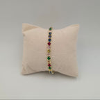 Rainbow Tennis Bracelet