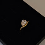 Aurora Solitaire Ring (SS PVD) - Mummshi