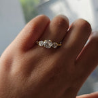 Eterna Trinity Solitaire Ring (SS PVD) - Mummshi