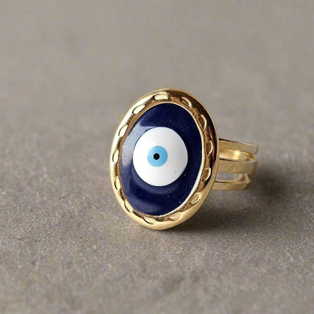 Evil Eye Aura Ring - Mummshi
