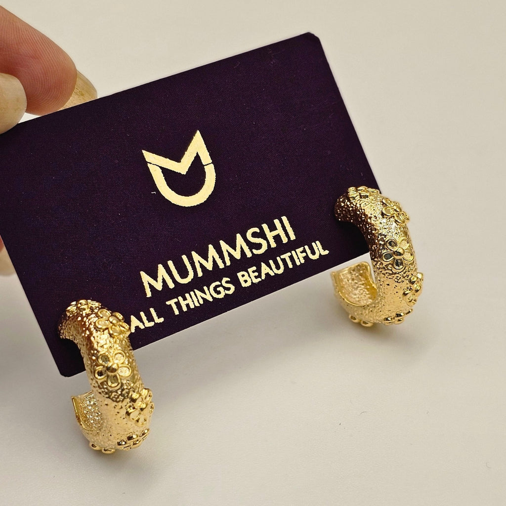 Flora Hoops (S925) - Mummshi