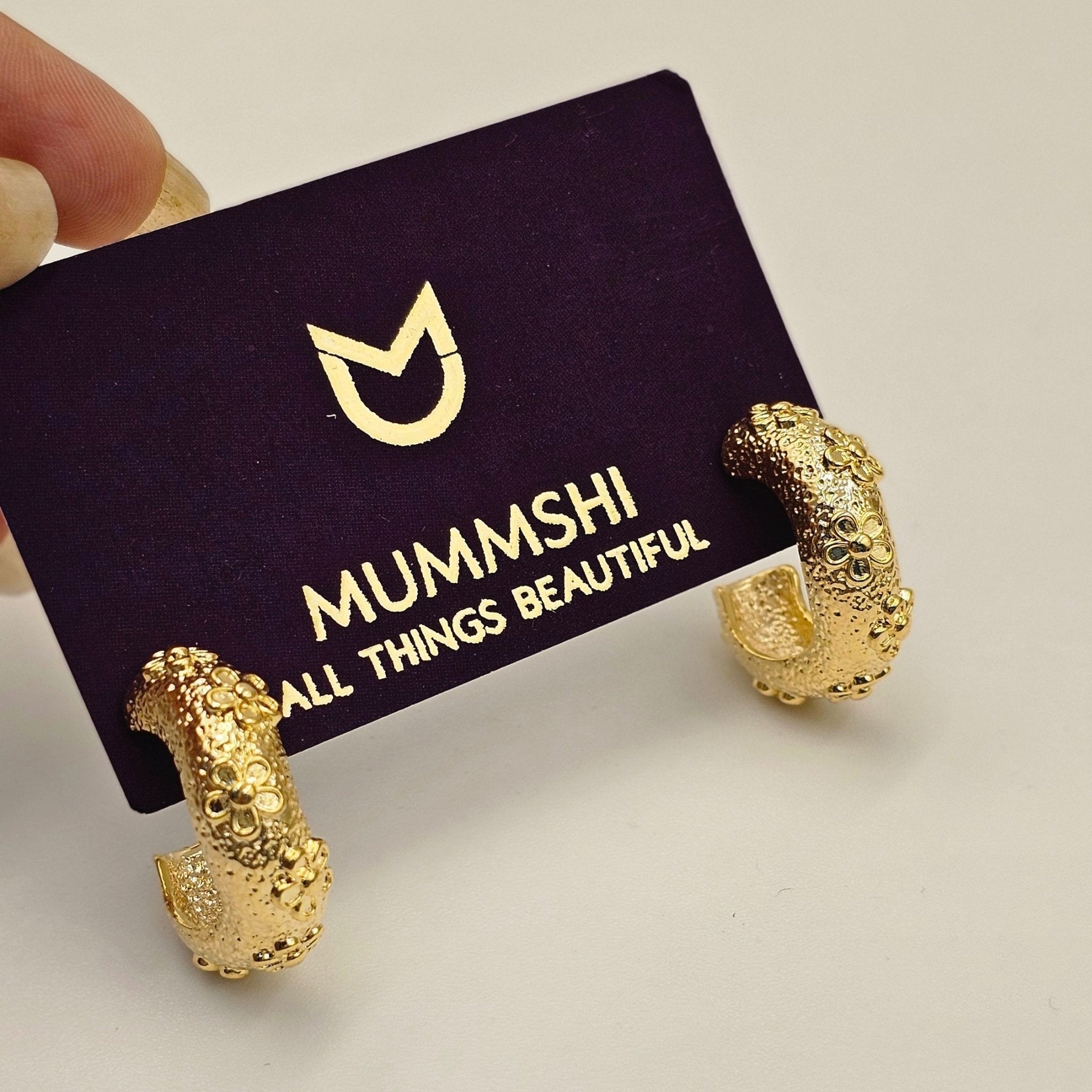 Flora Hoops (S925) - Mummshi