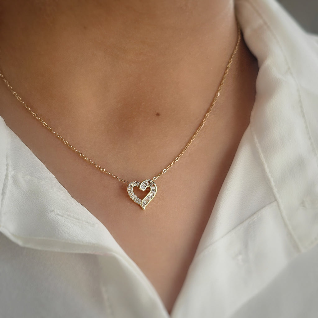 Diamond Heart Swirl