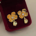 Lily Bloom Droplet Earrings (S925)