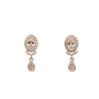 Marquise Crystal Leaf Drops (S925)