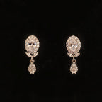 Marquise Crystal Leaf Drops (S925)