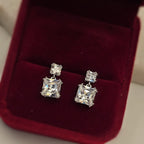 Square Sparkle Mini Drops (S925)