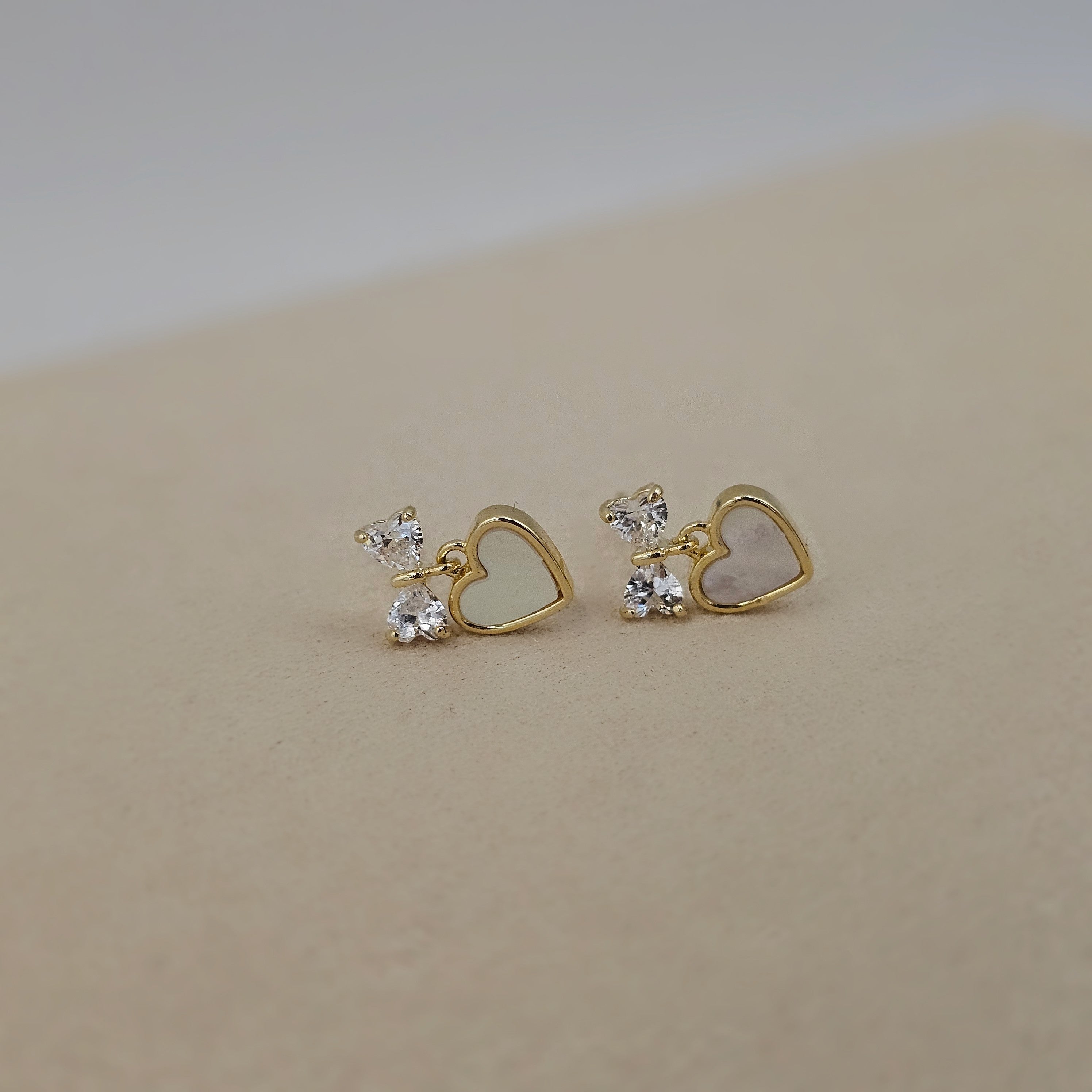 Lovelle Heart Drops Stud (S925)