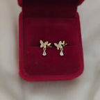 Butterfly Teardrop Studs (S925)