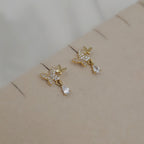 Butterfly Teardrop Studs (S925)