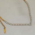 Éclat Diamond Tennis Necklace (PVD)