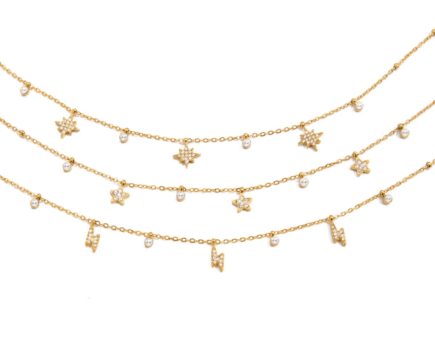 Galaxy Charms Necklaces (PVD) - Mummshi
