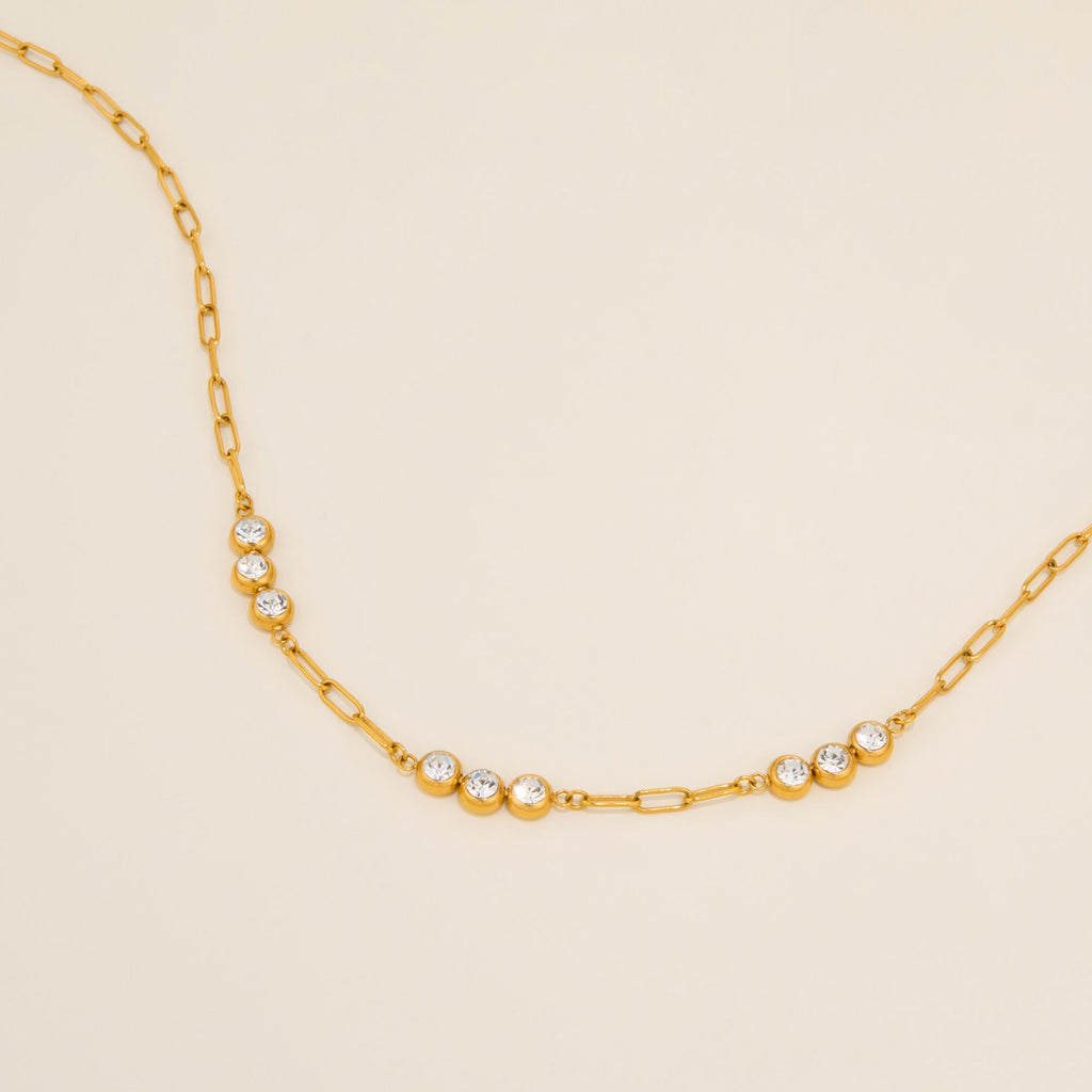 Luna Bezel Necklace - Mummshi