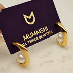 Pearl Arc Hoop (Freshwater Pearls) - Mummshi