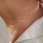 Rachel diamond necklace (PVD)