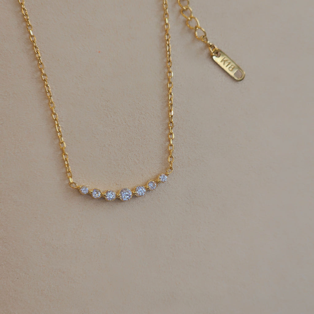 Rachel diamond necklace (PVD)