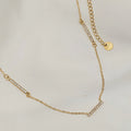 Irene diamond Necklace (PVD)