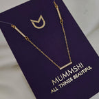 Irene diamond Necklace (PVD)